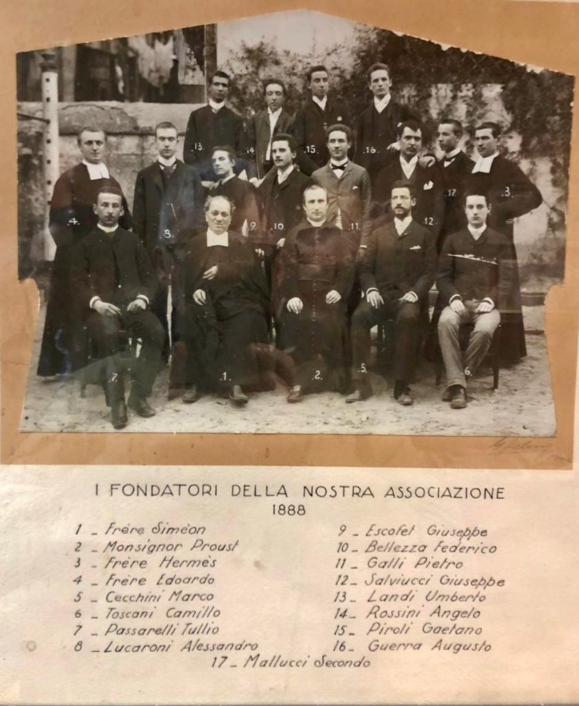 I fondatori dell'Associazione - 1888